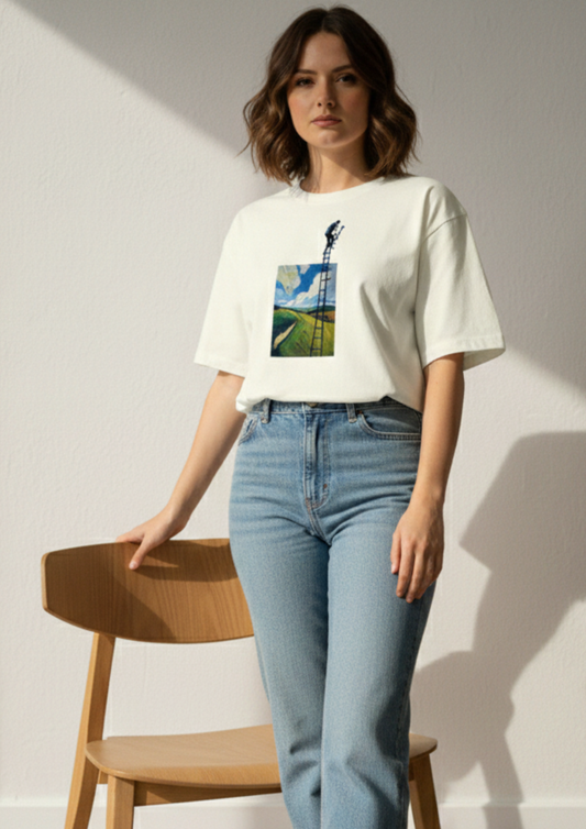The Way to Heart Unisex Oversized T-Shirt
