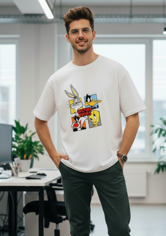 Looney tunes Unisex Oversized Classic T-Shirt