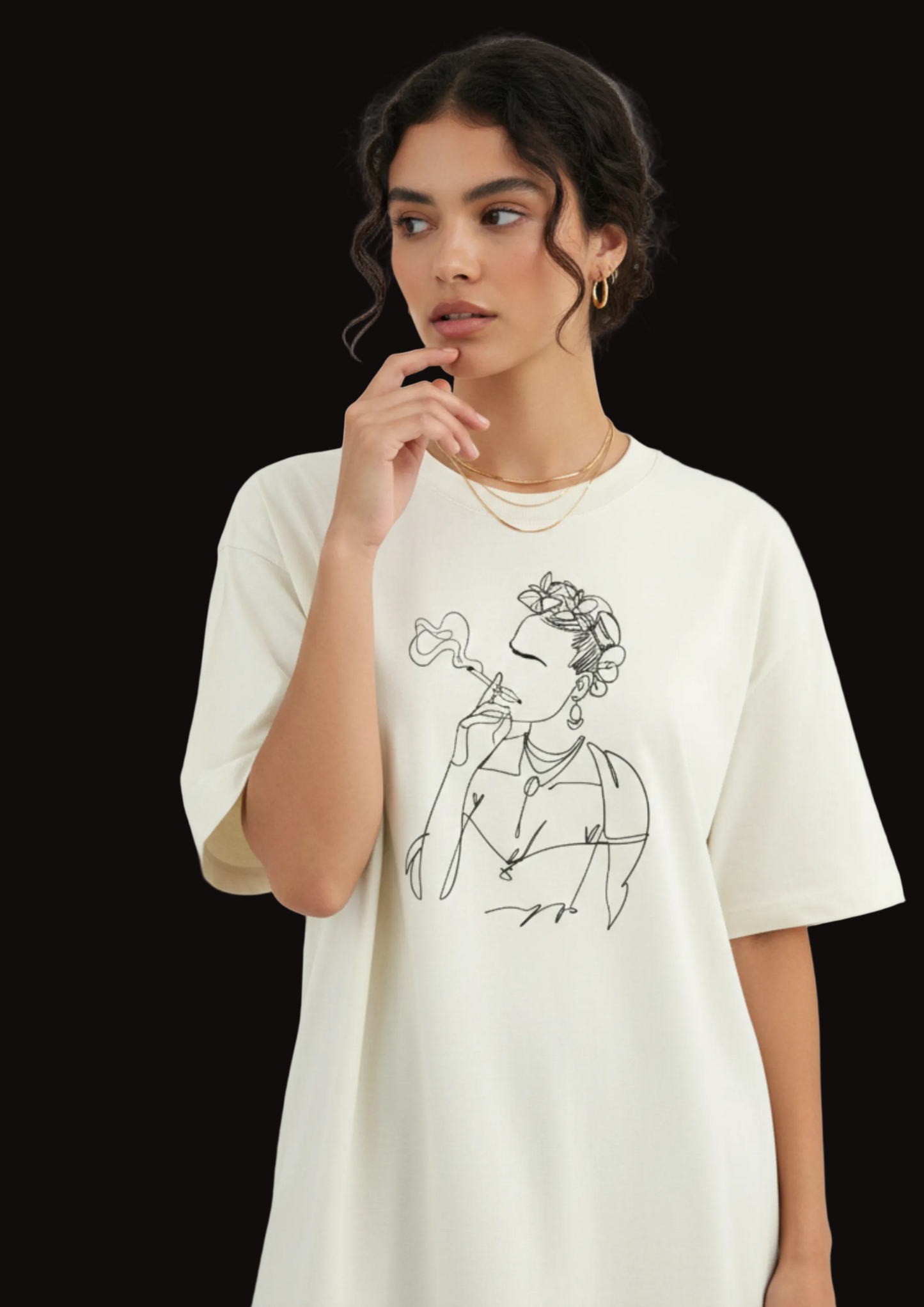 Frida Style GZ Unisex Oversized Classic T-Shirt