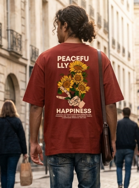 SM Peacefully Unisex Oversized Classic T-Shirt