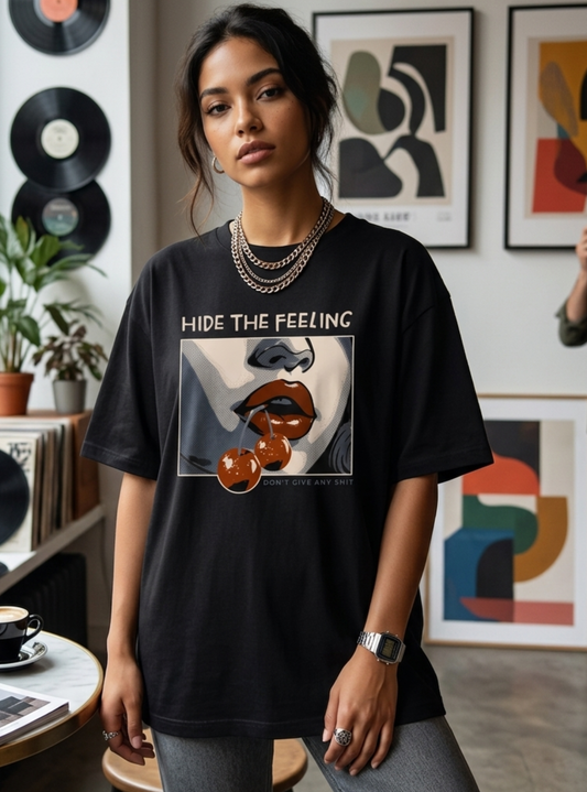 SM Hide the feelings Unisex Oversized Classic T-Shirt