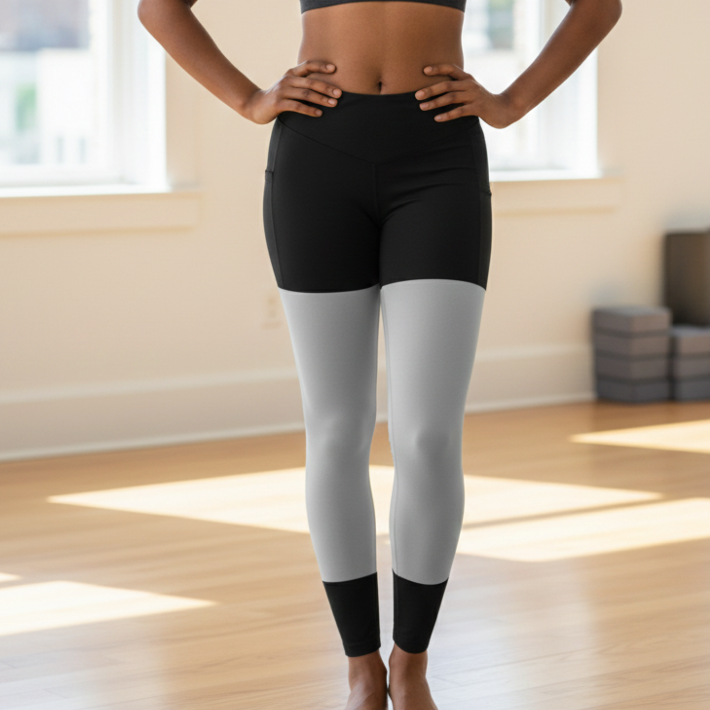 Seedyfii Women's Gym Leggings White