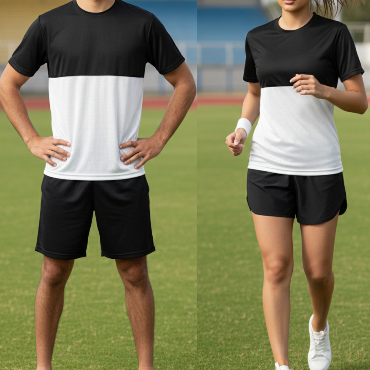 Seedyfii Unisex Sports T-Shirt BW