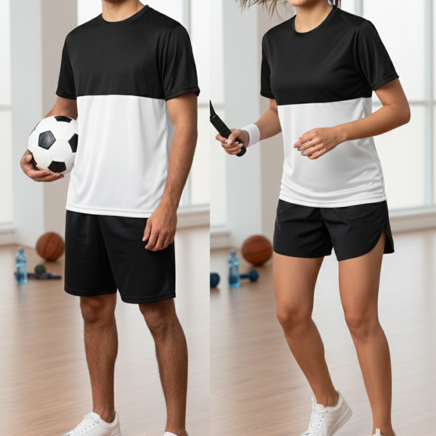 Seedyfii Unisex Sports T-Shirt BW