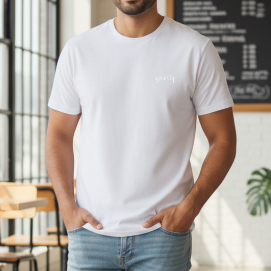 Seedyfii Men's Classic Crew T-Shirt White