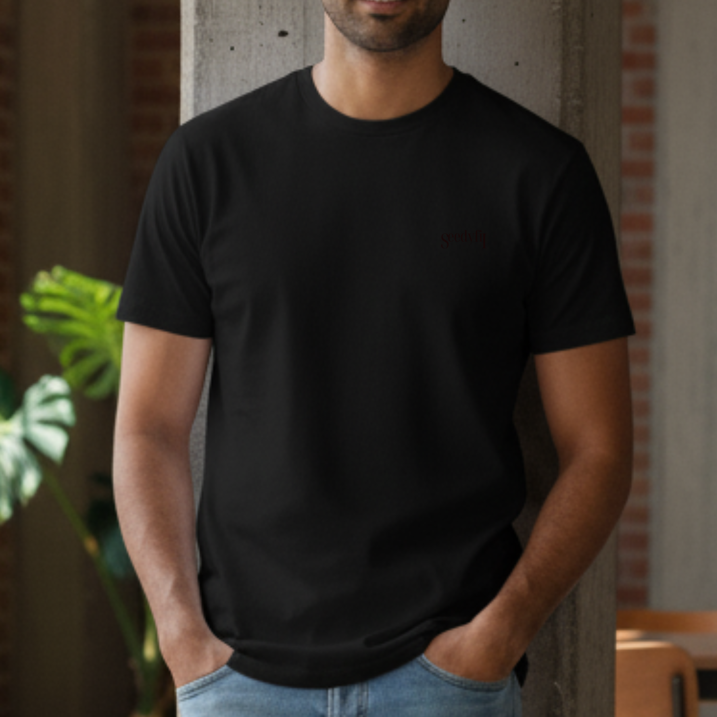 Seedyfii Men's Supima T-Shirt Black
