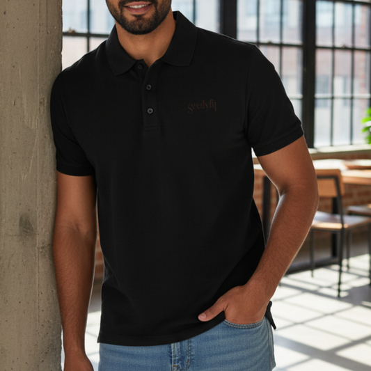 Seedyfii Men's Daily Polo Black