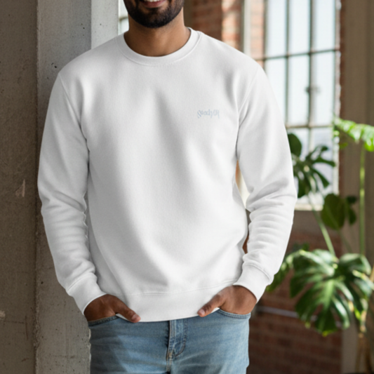 Seedyfii Men's Sweatshirt White