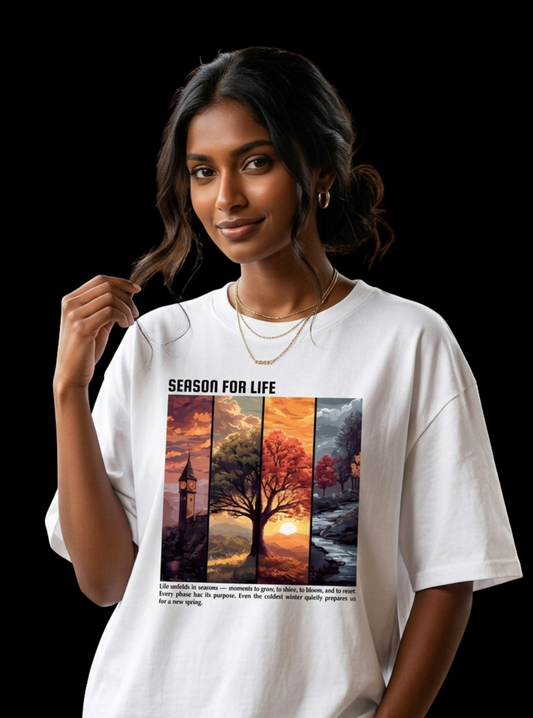 Motif Season Unisex Oversized Classic T-Shirt