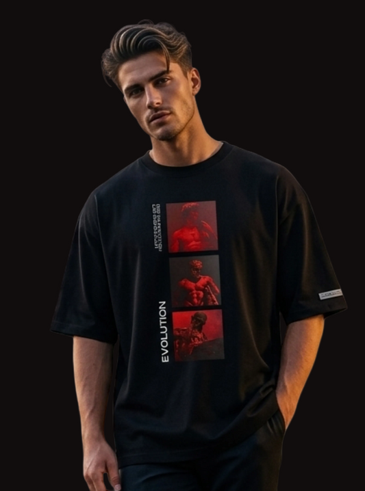 Studio Motif Evolution Unisex Oversized Classic T-Shirt